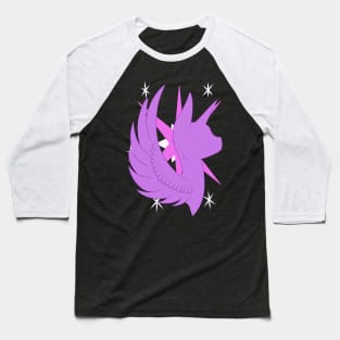 Silhouette - Twilight Sparkle Baseball T-Shirt